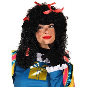 Pieten Pruik Pepita Rode Strikjes