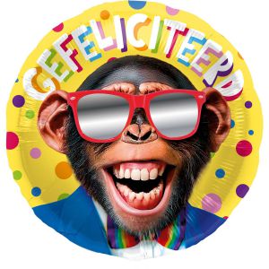 Folieballon Happy Birthday Stippen