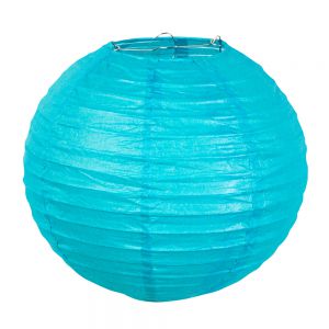 Lampion Blauw 25 cm