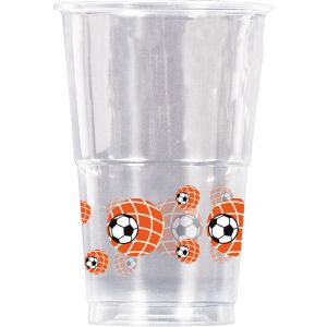 Bekers Plastic Voetbal Oranje