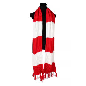 Brabant sjaal rood/wit XXL