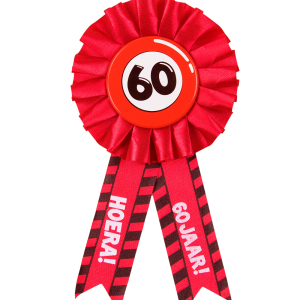 Party Rozet 60 jaar 