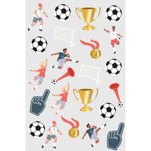 Letterslinger Set Voetbal