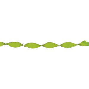 Crepe slinger lime groen 24 meter 