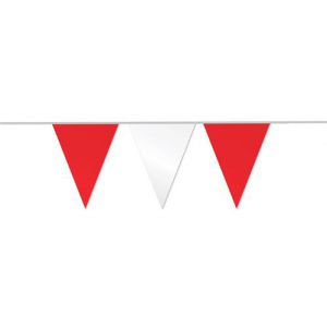 Mini vlaggenlijn Rood / Wit