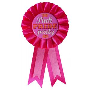 Rozet roze Pink Pride Party