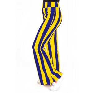 Ballefruttersgat Flared Broek Blauw Geel