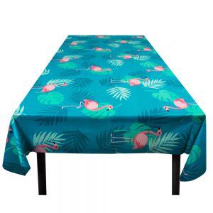 Tafelkleed Flamingo Blauw