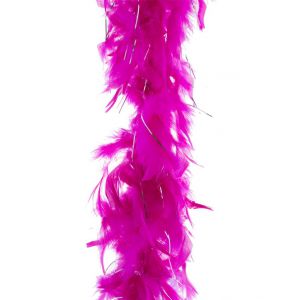 Boa donker roze met zilverdraad