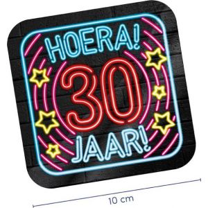 Neon Onderzetters 30 jaar