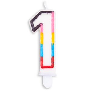 Verjaardags Kaarsje Cijfer 2