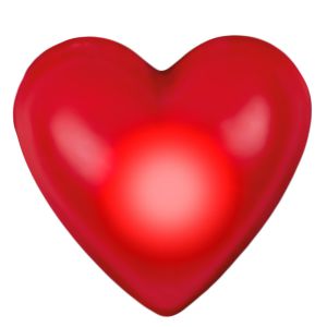 Broche Hartje Flashing Light