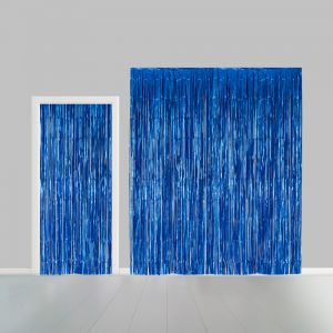 Deurgordijn folie Blauw 1 m x 2.4 m