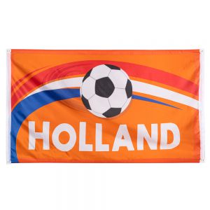 Vlag Oranje met Kroon