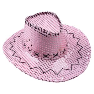 Cowboy Pailletten Hoed Rood