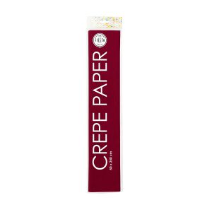 Crêpepapier Metallic Bordeaux Rood