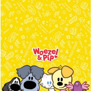 Tafelkleed Woezel en Pip Geel