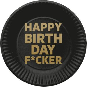 Bordjes Happy Birthday F*cker 23 cm