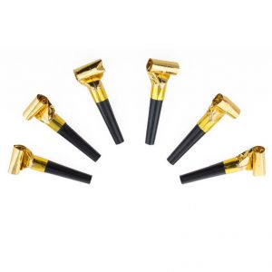 Uitblazers 6 stuks Metallic goud