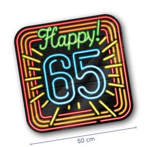 Neon Decoration Signs Happy 50