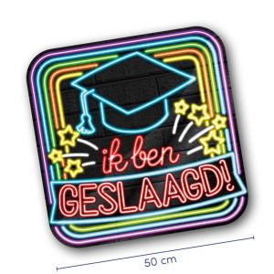 Neon Decoration Signs Geslaagd