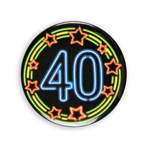 Neon Badge 40