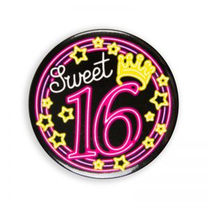 Neon Badge Sweet 16