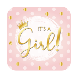 Huldeschild Its a Girl