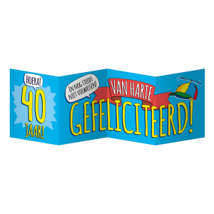 Surprise Kaart - 40 jaar