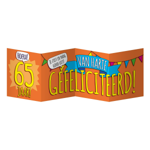 Surprise Kaart - 65 jaar 