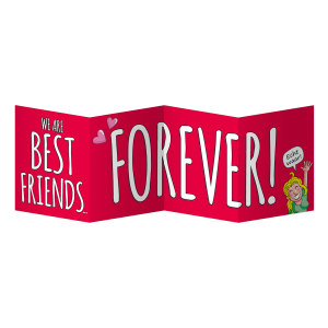 Surprise Kaart - Best Friends Forever