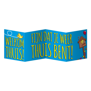Surprise Kaart - Welkom Thuis