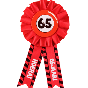 Party Rozet 65 jaar 