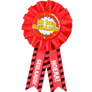 Party Rozet Ik ben Geslaagd