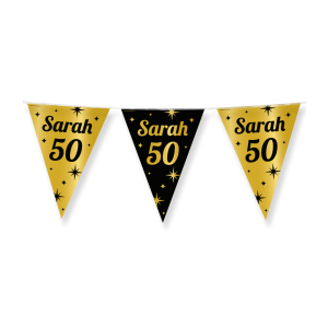 Vlaggenlijn Neon 50 jaar Sarah