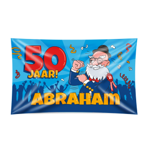 Gevelvlag Abraham Cartoon