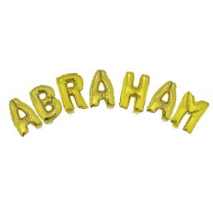 Folieballonnen set Abraham Goud