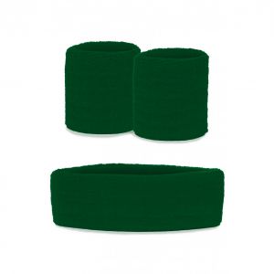 Zweetbandjes Set Rood/Wit/Geel
