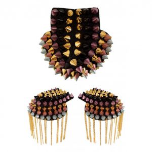 Luxe Epauletten Dames Spikes Multicolor