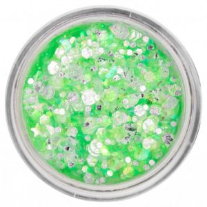 Chunky Glitter Cream Neon Groen Candy