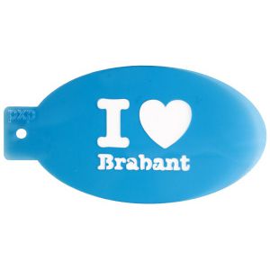 Schmink sjabloon I love Brabant