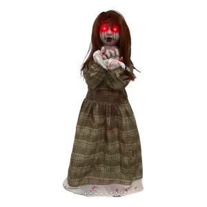 Zombie meisje met Licht, geluid en beweging