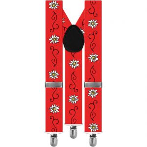 Bretels Edelweiss Rood