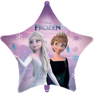 folieballon frozen ster 45 cm elsa anna