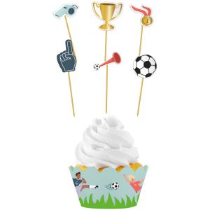 Cupcake Deco Set Voetbal