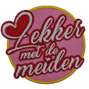 Embleem Nr. 628 Lekker met de Meiden