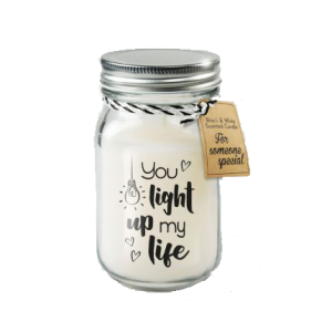 Black & White Geurkaars You light up my life