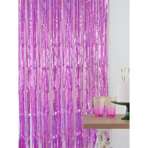 Deurgordijn Folie Sparkling Pink