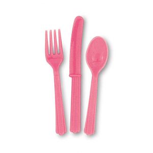 Bestek Roze 18 stuks