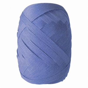 Blauw katoenen krullint 10 m
